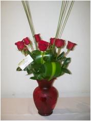 12 rosas rojas